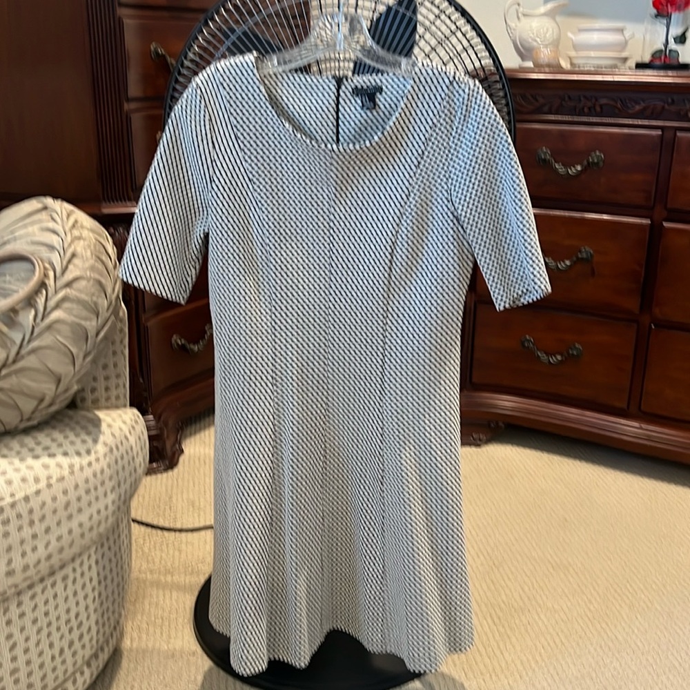 Black white Aline dress size 8